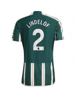 Manchester United Victor Lindelof #2 Replika Borta Kläder 2023-24 Kortärmad